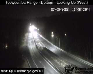 Traffic Cam Toowoomba - Bottom of Range - West - SouthWest