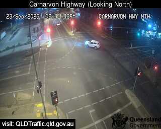 Traffic Cam Roma - Carnarvon Highway - North - NorthEast